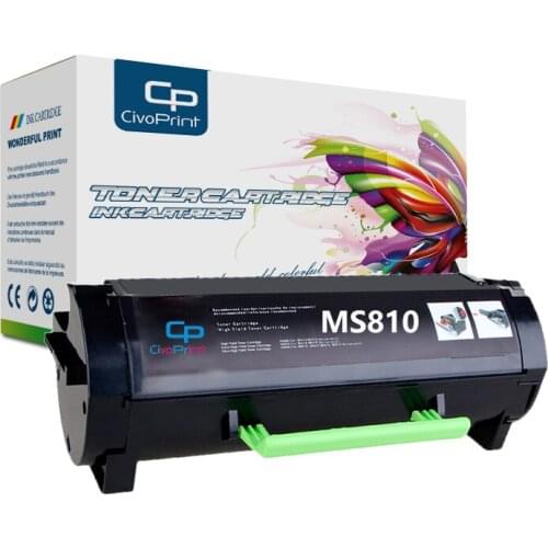 Civoprint Compatible toner cartridge MS810 811 812 for Lexmark MS810n MS810dn MS810de MS810dtn MS811n MS811dn 52D3000 52D2000
