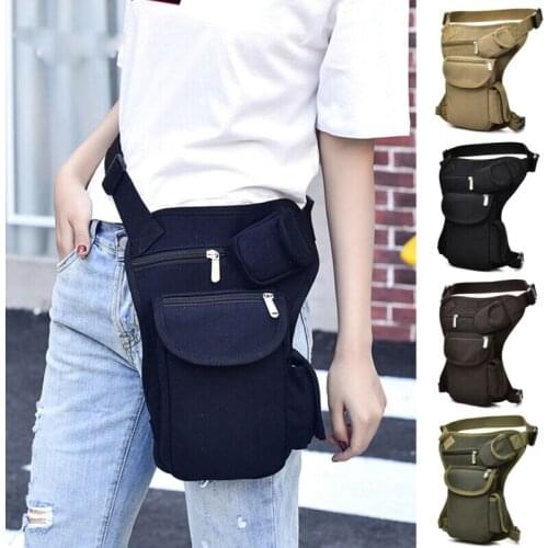 2021 Newest Tactical Military Shoulder Waist Fanny Pack Pouch Bum Bag Camping Hiking Outdoor Tactical Multifunctional Leg Bag