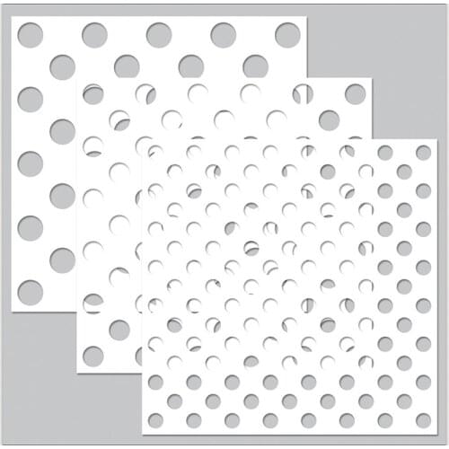 Size Round Hole Metal Cutting Diary Die And Stamps Stencils For Scrapbooking Stamps Embossing Mold Diy Paper Cards Craft Cutting