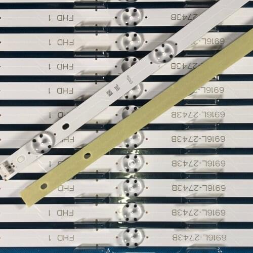 Led backlight strip 7 lamp for 43UJ6300 43UJ6307 43UJ634V 43LJ594V HC430DUN SSC_43LJ61_FHD 43UJ630V 43UJ701V 43UK6200 43UJ630V
