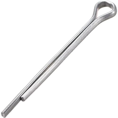 Uxcell Split Cotter Pin 3/32 inch x 63/64 inch Carbon Steel 2-Prongs Silver 50Pcs