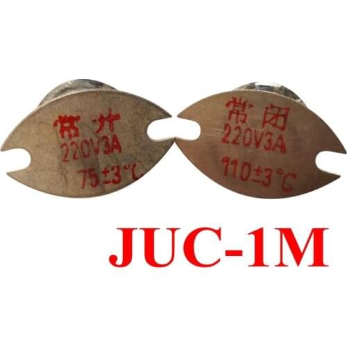 2pcs JUC-1M 0C-150C degrees 5C 10C 20C 30C 40C 50C 55C 65C 75C 85C 95C 105C 110C The sealing temperature relay degrees 220V 1A