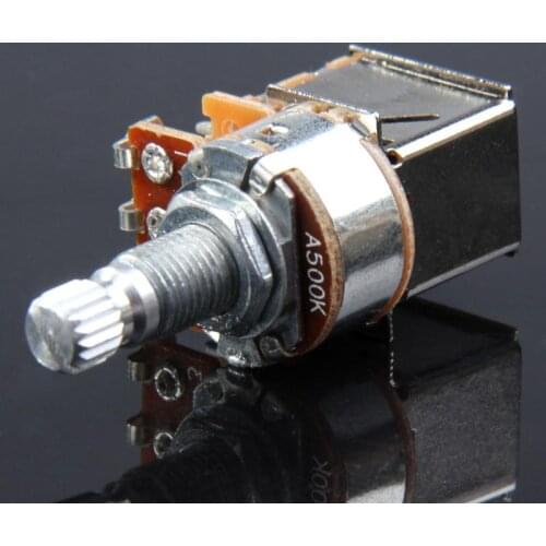 A500K B500K A250K B250K Push Pull Guitar Control Pot Potentiometer Guitar Parts & Accessories