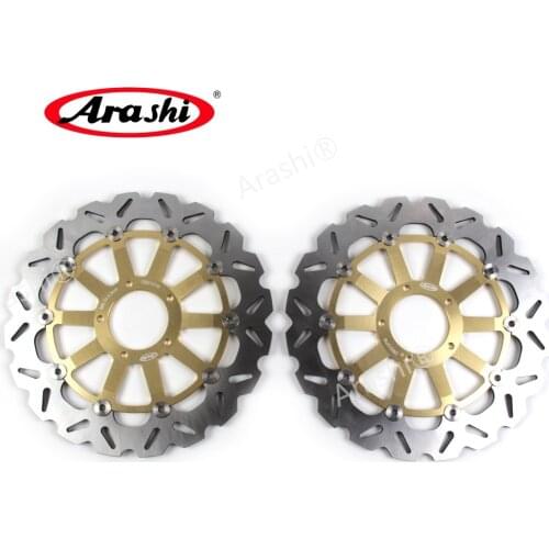 Arashi 1 Pair For DUCATI MONSTER 821 STRIPE 2015 CNC Floating Front Brake Disc Brake Rotors Disks Motorcycle 320mm