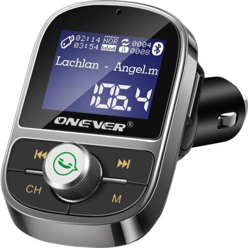 Bluetooth AUX Car MP3 Player FM Transmitter USB 3.1A Smart Fast Charger LCD Display Support EQ Setting Voltmeter TF Card U Disk