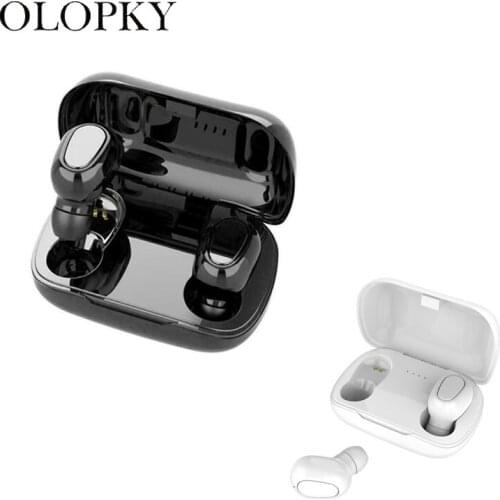 Bluetooth 5.0 Headset TWS Wireless Earphones Mini Earbuds Stereo Bass Headphone For IOS Android Smart Phone For IOS For Android