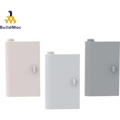BuildMOC 58381 door left 1x3x4 ldd 58381 3193 For Building Blocks Parts DIY Construction Creative gi