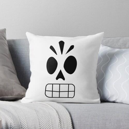 Manny Calavera Throw Pillow Cushion Cover Polyester throw pillows case on sofa home living room car seat decor 45x45cm