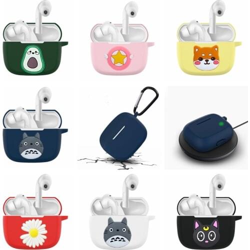 For ZMI PurPods Pro Case cute cartoon Non-slip Silicone Wireless Bluetooth Earphones Cover for PurPods Pro Protect case