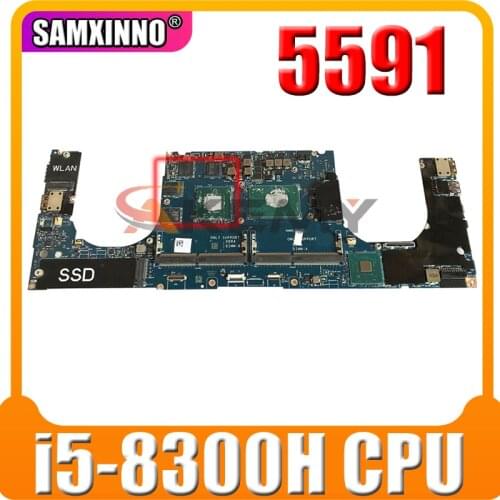 For DELL XPS 9570 Laptop motherboard with i5-8300H CPU DAM00 LA-F541P 0YWFR1 CN-0YWFR1 YWFR1 100% working