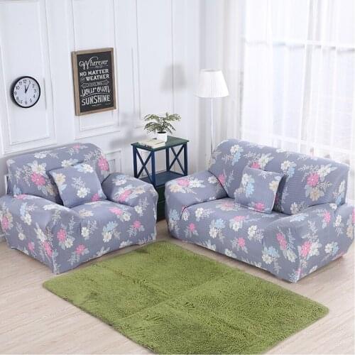 Elastic Sofa Covers for Living Room White Couch Cover Home Decor Colorful Sofa Chair All-Inclusive Sofa Slipcovers 2-seater