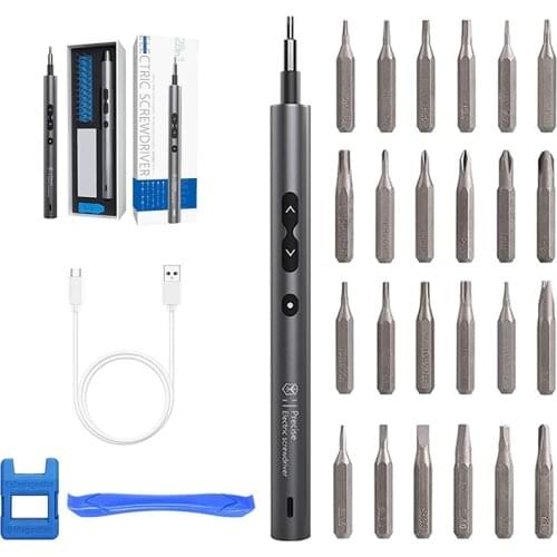 Hot 28 in 1 Has 24 Drill Bits and 3 Led Lights and Magnetic Pads for Mobile Phones, Computers and Other Electronic Products