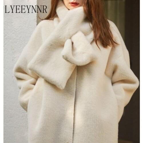 Женские пальто LYEEYNNR China At AliExpress