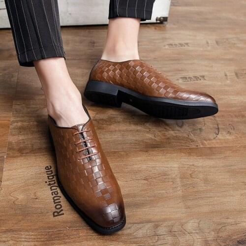 Fashion Sport Sneakers Moccasins For Men Leather Shoes Black Mens Italian Fashion Brand Casual Stylish Mens Male Summer Wedding