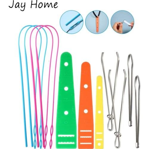 5PCS Drawstring Threader Set Elastic Belt Wearing Rope Weaving Tool Wrap Rope Wearing DIY Garment Sewing Accessories