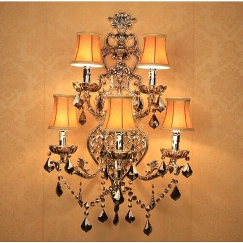 New arrival Hot sale Chandelier genuine alloy vintage Chandelier lights handmade golden high quality novelty pendant lamp