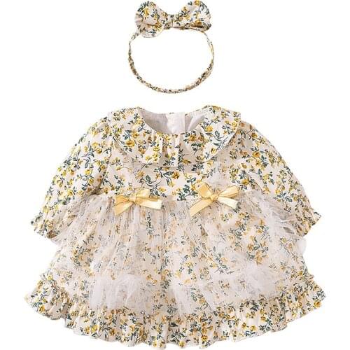 Vlinder Baby Girl Dress Baby Clothes Birthday Clothes Toddler Girl Princess Dress 2pcs Sets Short Sleeves Infant Dresses 12M-4T