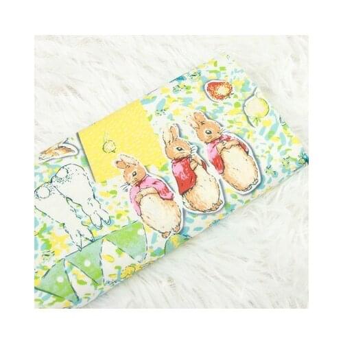 Half Yard Cotton Fabric Cartoon Printing Hand Tissue Sewing Quilting Fabrics For Patchwork Needlework DIY Handmade Accessories