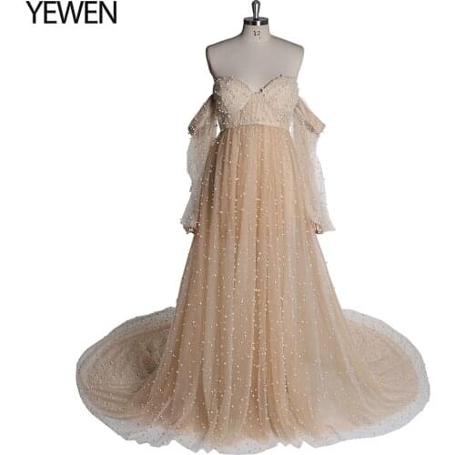 Sexy Maternity Dresses for Photo Shoot Photography Props Women Pregnancy Dress Tulle Beading Long Strapless Maxi Dress