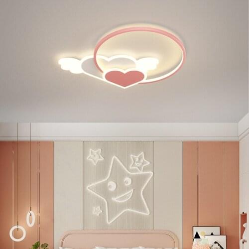 Modern Blue Pink LED Ceiling Light for Bedroom Living Dining Children Kid Boy Girl Room indoor lighting Home Decor ceiling lamp