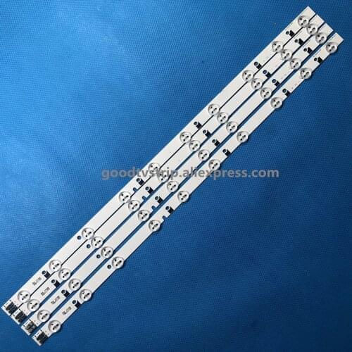 4 PCS/lot UA32EH5080R LED strip for sam sung 2012SVS32 BN96-21476A 32F-3535LED-410 LEDs 580mm for screen LTJ320HN07-H