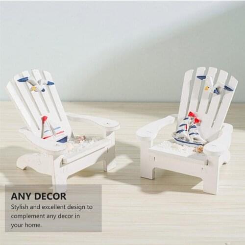 Mediterranean Style Beach Chair Ornaments Beach Chair Decor Summer Ornament