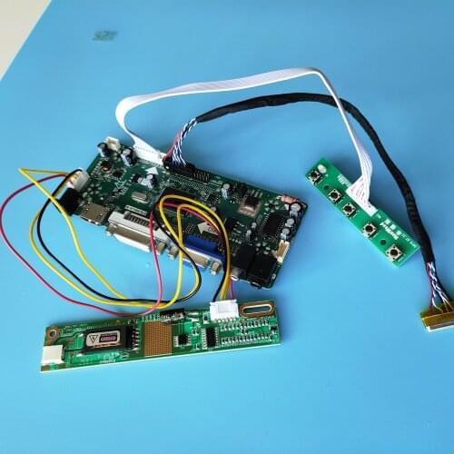 HDMI+DVI+VGA LCD moitor Display panel Audio 30pin M.NT68676 kit for LP156WH1-TLB3/LP156WH1-TLC1 Controller Board 1366x768