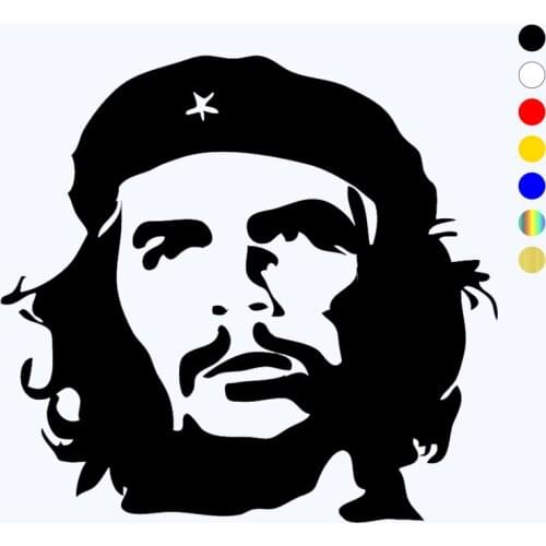 CK2145#15*14cm Che Guevara funny car sticker vinyl decal silver/black car auto stickers for car bumper window car decorations