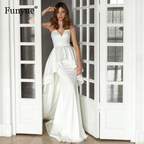 Funyue Sleeveless Wedding Dresses