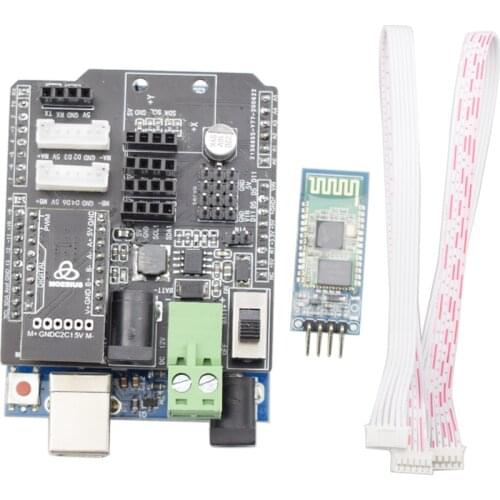 HC-06 Bluetooth APP Controller with UNO R3 for Arduino TB6612 Motor Driver Board for 2 Wheels Self-balancing Robot Car DIY STEM