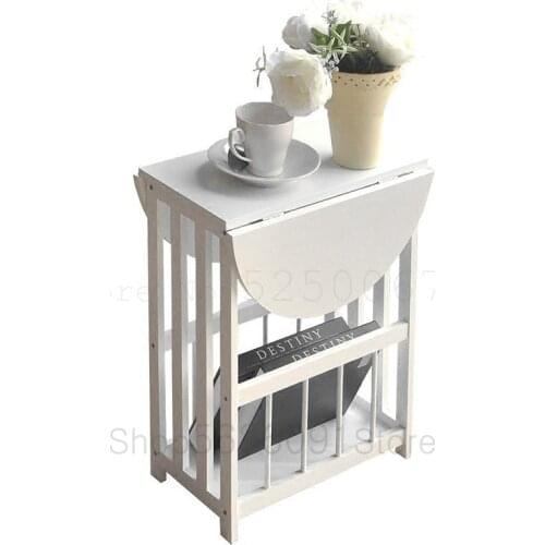 Small Tea Table, Folding, Solid Wood, Sofa, Cabinet, Small House, Modern, Simple, Multi-functional, Simple, Small Side Table