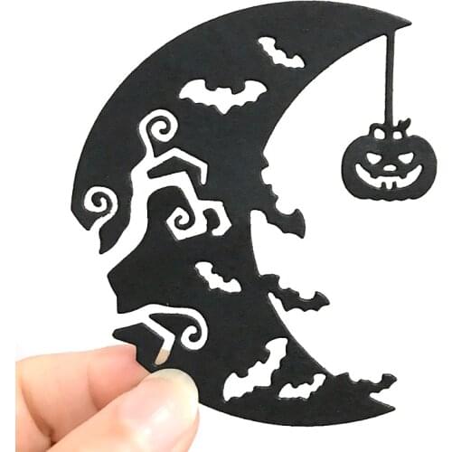 SHINECRAFTS Halloween Moon Metal Cutting Dies Craft Dies Scrapbook Card Making Album Embossing Stencil Die cut