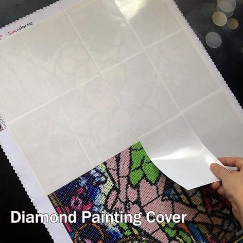 20/50/100pcs Pack DIY Diamond Painting Tools Accessories Release Paper roll Diamond Painting Cover Replacement Convenient