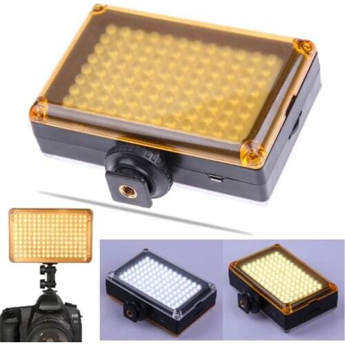 96 LED Video Light 3200K/5500K On Camera Photo Studio Lighting DSLR Hot Shoe Fill Light Lamp for Smartphone DSLR SLR Camera