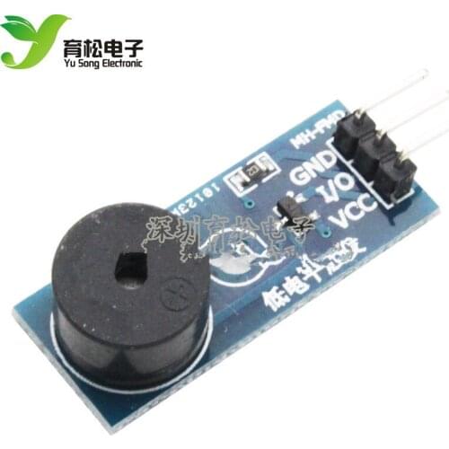 Passive buzzer module low level trigger buzzer control board