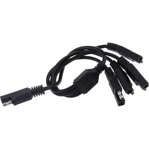SAE Adapters Connector Solar Panel Combiner 1 to 4 Extension Wire