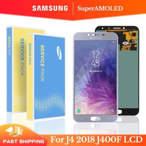 5.5'' Super AMOLED For Samsung Galaxy J4 J400 J400F J400G/DS SM-J400F LCD Display with Touch Screen Digitizer Assembly