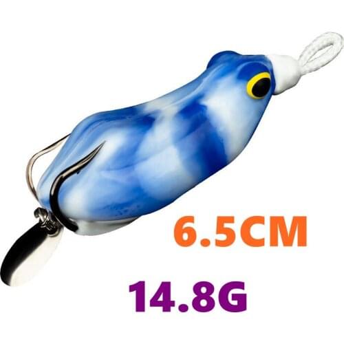 New Improved Soft Bait For Thunder Frog 6.5CM 14.8G Blood Tank Hook Silicone Fishing Bait Fishing Silicone Artificial Wobblers