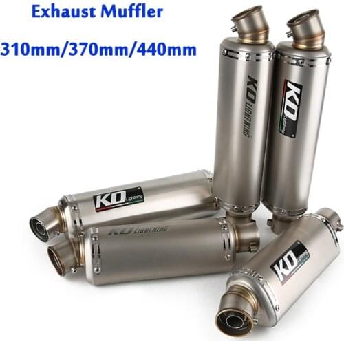 38-51mm Universal Exhaust Pipe Muffler End Tips With Removable DB Killer Silencer Modified Slip On Motorcycle Dirt Bike ATV
