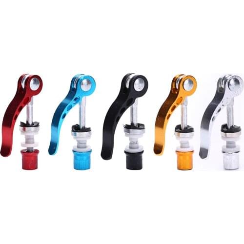 Mountain Bike Accessories Aluminium Alloy Bicycle Seat Post Clamp Seatpost Skewer Bolt Quick Release Bike Seat Clamp hot