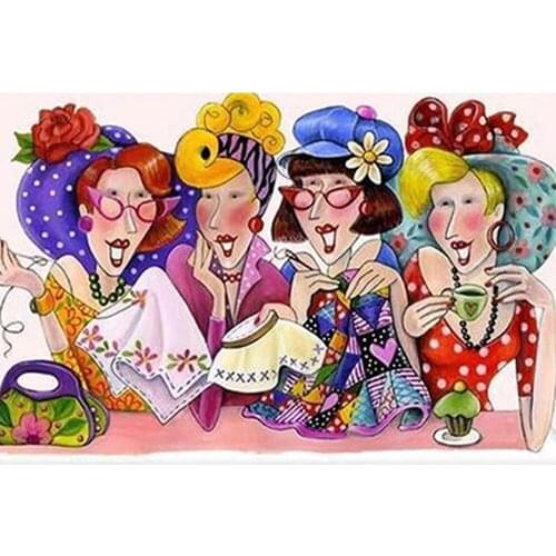 Diamond Painting Lady Era 5d Full Round Drill Embroidery Diamond Cartoon Cross Stitch Mosaic home Decor Gift Daimond Painting