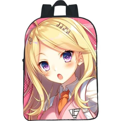 Anime Danganronpa Backpack Kokichi Oma Backpack Kindergarten Bookbag Boys Girls Bag Monokuma School Bag Students Bookbag