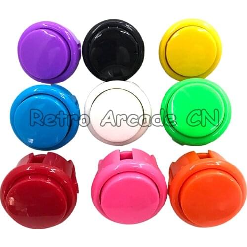 Arcade Game Machine Console Diy Parts 30mm Push Button Copy Sanwa Snap Replace OBSF-30 10pcs free shipping