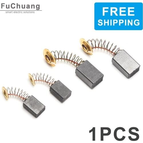 Free Shipping 1PCS carbon brush for Impact drill&Angle Grinder&Electric hammer&Cutting Machine Motor Durable Mini Carbon Brush