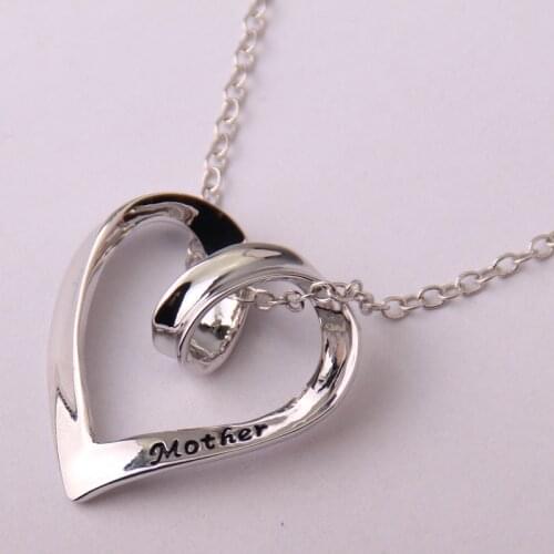 Free shipping Fashion Mothers day Hollow Heart holiday gift Women Necklace for lady
