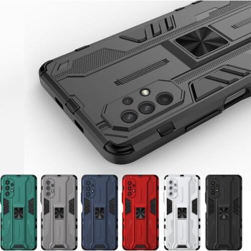Tpu sansung a32 case soft hard combination dual protective phone cover pc protector shell 6.4" for samsung galaxy a32 a 32 capas