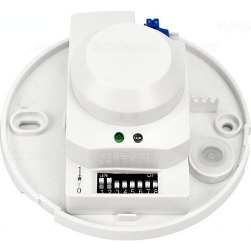 Motion Sensor 220v 1200W 50-60Hz Panel Microwave Switch Radar Sensor PIR Occupancy Body Motion Detector Light Switch