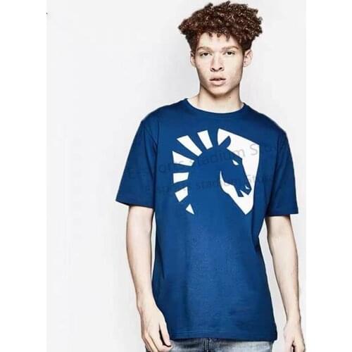 TEAM LIQUID ESports 2021 Latest Official Hot-selling Team Uniform T-shirt League of Legends LOL CSGO DOTA2 TL Supporter Shirt