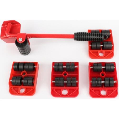 Home Trolley Lift And Move Slides Kit Easily System For Furniture 5 Packs Tool Set Furniture Lifter Transport set Heavy mover