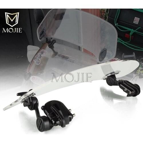 Motorcycle Windshield Extension Spoiler Windscreen Air Deflector For MOTO GUZZI MGX21 NORGE 1200/GT8V STELVIO V7 Classic Racer